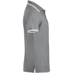 CLIQUE Amarillo Piqu&eacute; Poloshirt Herren 95 - grau meliert XS