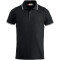 CLIQUE Amarillo Piqué Poloshirt Herren 9900 - schwarz/weiß XS