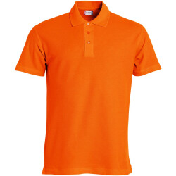 CLIQUE Basic Poloshirt Herren 18 - blutorange XS