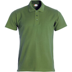 CLIQUE Basic Poloshirt Herren 71 - army grün XS