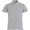 CLIQUE Basic Poloshirt Herren 95 - grau meliert 4XL