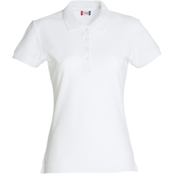 CLIQUE Basic Poloshirt Damen 00 - weiß XS