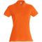CLIQUE Basic Poloshirt Damen 18 - blutorange S