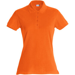 CLIQUE Basic Poloshirt Damen 18 - blutorange L