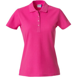 CLIQUE Basic Poloshirt Damen 300 - pink L