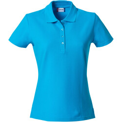 CLIQUE Basic Poloshirt Damen 54 - türkis XS