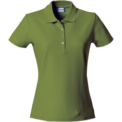 CLIQUE Basic Poloshirt Damen 71 - army grün XS