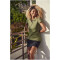 CLIQUE Basic Poloshirt Damen 71 - army grün XS