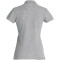 CLIQUE Basic Poloshirt Damen 95 - grau meliert XS
