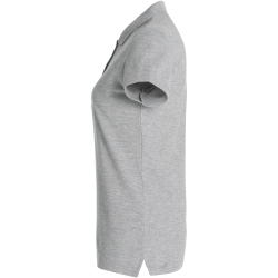 CLIQUE Basic Poloshirt Damen 95 - grau meliert L