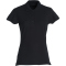 CLIQUE Basic Poloshirt Damen 99 - schwarz M