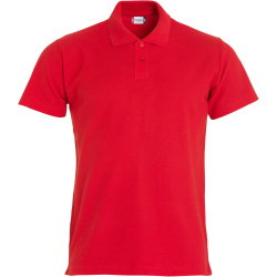 CLIQUE Basic Poloshirt Kinder 35 - rot 100 cm