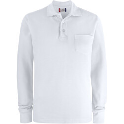 CLIQUE Basic Pocket langarm Poloshirt Herren 00 -...