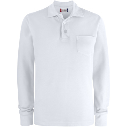 CLIQUE Basic Pocket langarm Poloshirt Herren 00 -...