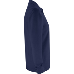 CLIQUE Basic Pocket langarm Poloshirt Herren 580 - navy M
