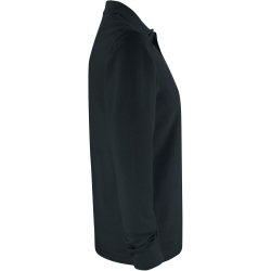 CLIQUE Basic Pocket langarm Poloshirt Herren 99 - schwarz XS