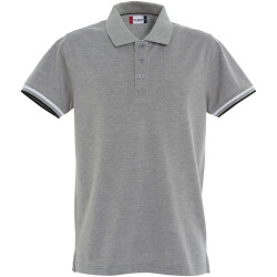 CLIQUE Newton Poloshirt Herren 95 - graumeliert XS