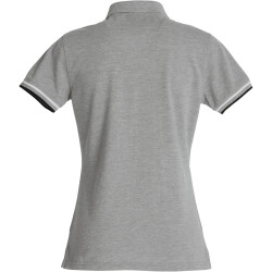 CLIQUE Newton Poloshirt Damen 95 - graumeliert S