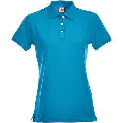 CLIQUE Stretch Premium Poloshirt Damen 54 - türkis S