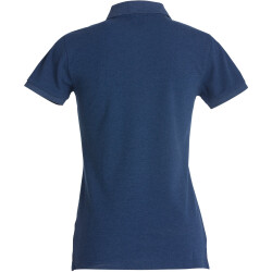 CLIQUE Stretch Premium Poloshirt Damen 565 - blau meliert S