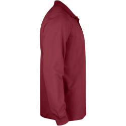 CLIQUE Classic Lincoln langarm Poloshirt Herren 38 - bordeaux XS