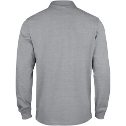 CLIQUE Classic Lincoln langarm Poloshirt Herren 95 - grau...