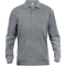CLIQUE Classic Lincoln langarm Poloshirt Herren 95 - grau meliert XS