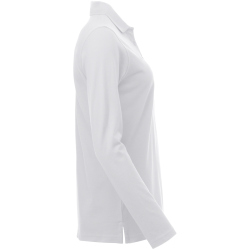 CLIQUE Classic Marion langarm Poloshirt Damen 00 - wei&szlig; XS