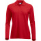 CLIQUE Classic Marion langarm Poloshirt Damen 35 - rot S