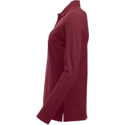 CLIQUE Classic Marion langarm Poloshirt Damen 38 - bordeaux XS