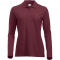 CLIQUE Classic Marion langarm Poloshirt Damen 38 - bordeaux XS