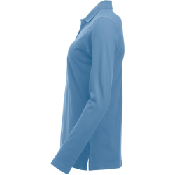 CLIQUE Classic Marion langarm Poloshirt Damen 57 - hellblau XS