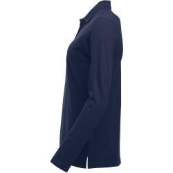 CLIQUE Classic Marion langarm Poloshirt Damen 580 - dunkelblau XS