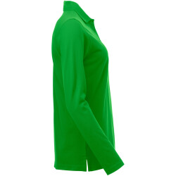 CLIQUE Classic Marion langarm Poloshirt Damen 605 - apfelgrün XL