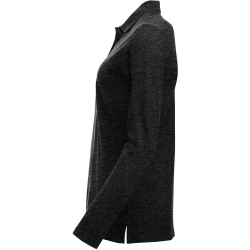 CLIQUE Classic Marion langarm Poloshirt Damen 955 - anthrazit meliert XS