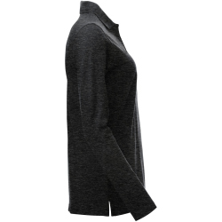 CLIQUE Classic Marion langarm Poloshirt Damen 955 - anthrazit meliert XS