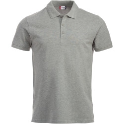 CLIQUE Manhattan Poloshirt Herren 95 - grau meliert XS