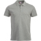 CLIQUE Manhattan Poloshirt Herren 95 - grau meliert XS