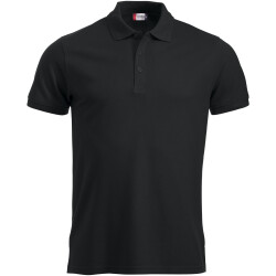 CLIQUE Manhattan Poloshirt Herren 99 - schwarz 4XL