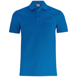 CLIQUE Basic Pocket Poloshirt 55 - royalblau XS