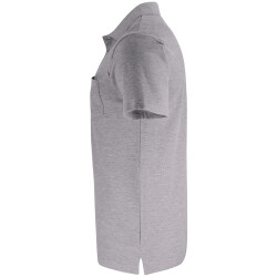 CLIQUE Basic Pocket Poloshirt 95 - grau meliert M