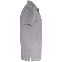 CLIQUE Basic Pocket Poloshirt 95 - grau meliert XXL