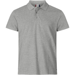 CLIQUE Heavy Premium Poloshirt Herren 95 - graumeliert XS