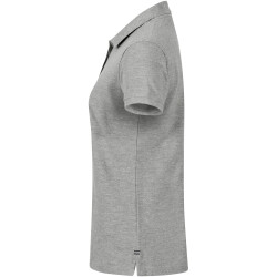 CLIQUE Heavy Premium Poloshirt Damen 95 - graumeliert S
