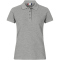 CLIQUE Heavy Premium Poloshirt Damen 95 - graumeliert S