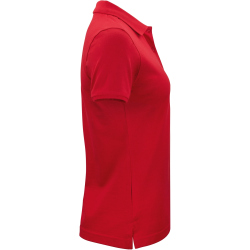 CLIQUE Classic Bio-Baumwoll Poloshirt Damen 35 - rot XS