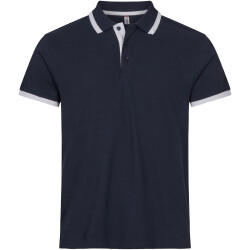 CLIQUE Austin Poloshirt Herren 580 - dunkelblau/weiß M
