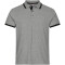 CLIQUE Austin Poloshirt Herren 95 - graumeliert/schwarz M