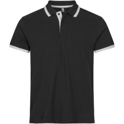 CLIQUE Austin Poloshirt Herren 99 - schwarz/weiß M