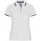 CLIQUE Astoria Poloshirt Damen 00 - wei&szlig;/dunkelblau XS